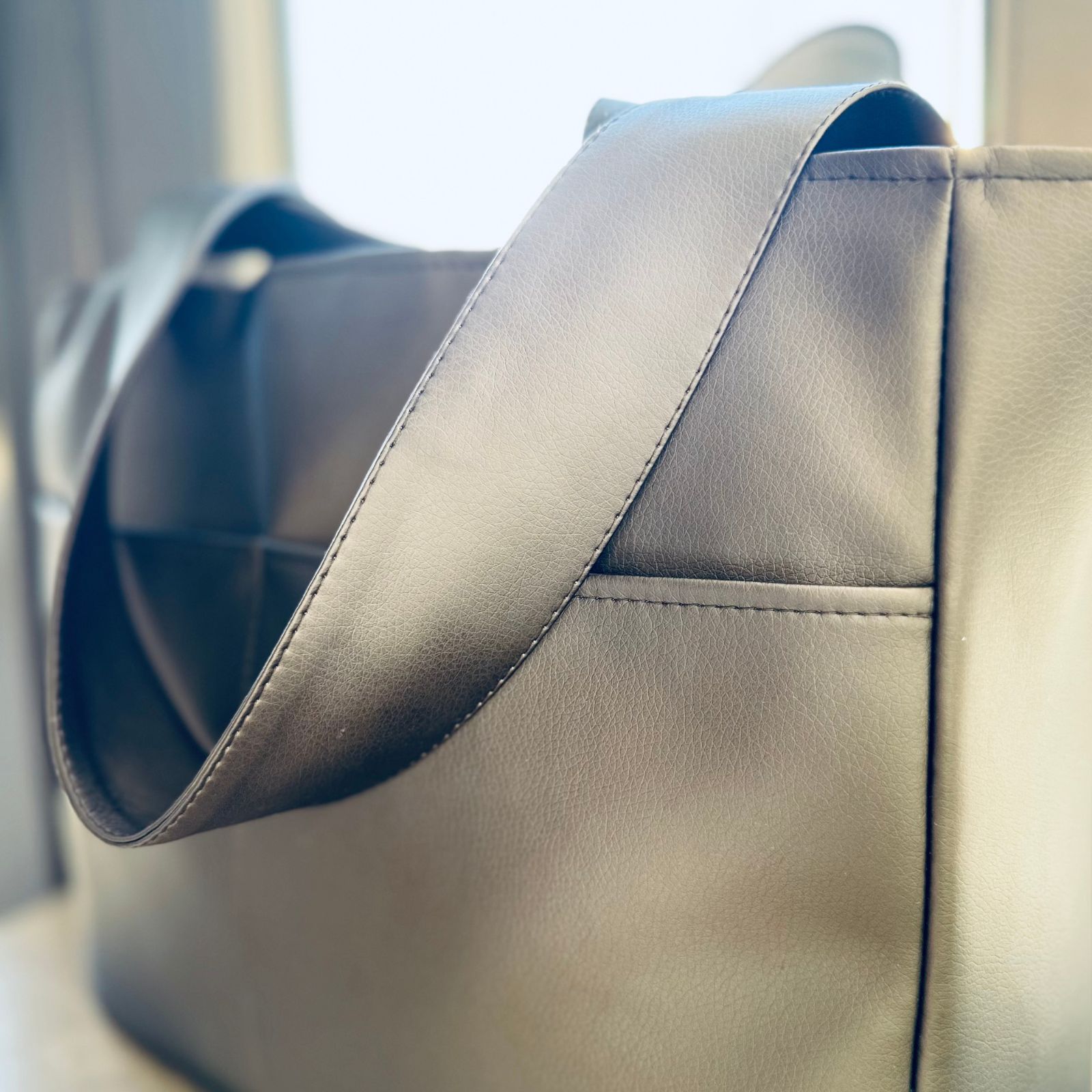 Torba NoVa z ekoskóry - pojemna torba shopper do pracy